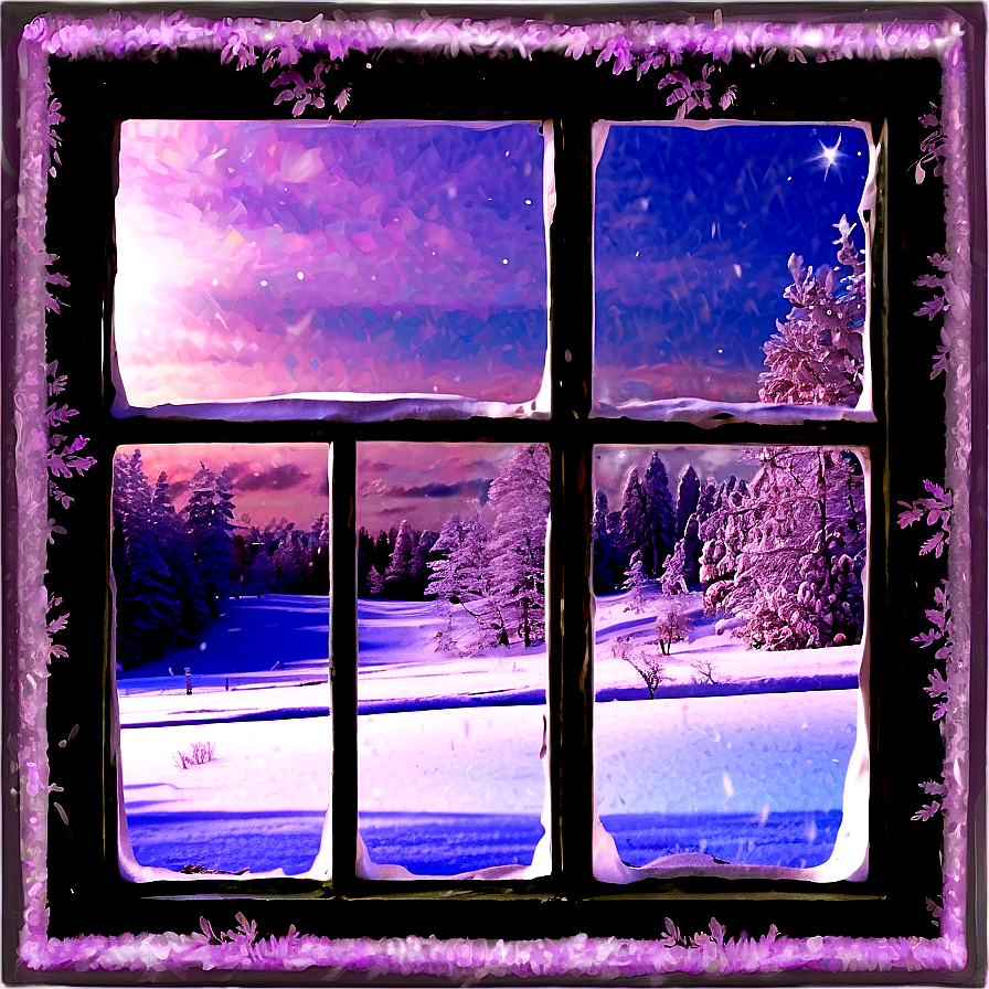 Frosty Window Pane Png Fhb30