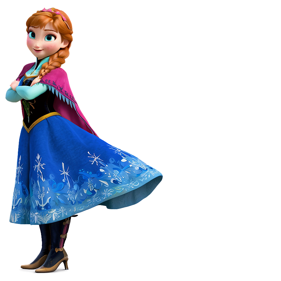 Frozen Anna Brave Pose Png 06282024