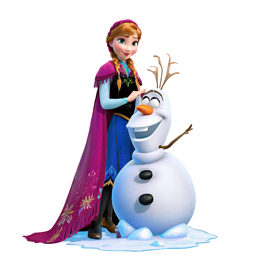 Frozen Anna Olaf Image Png 06282024