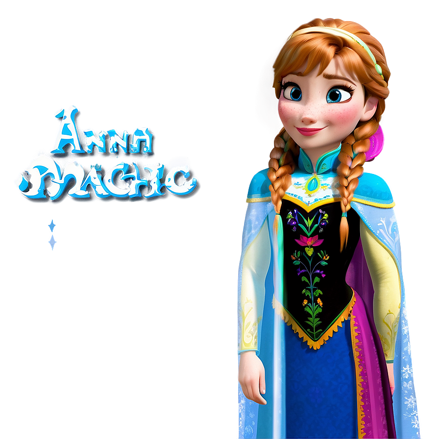 Frozen Anna Winter Magic Png Ygd63