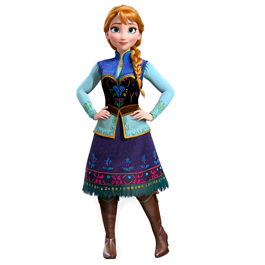 Frozen Anna Winter Outfit Png Ixx