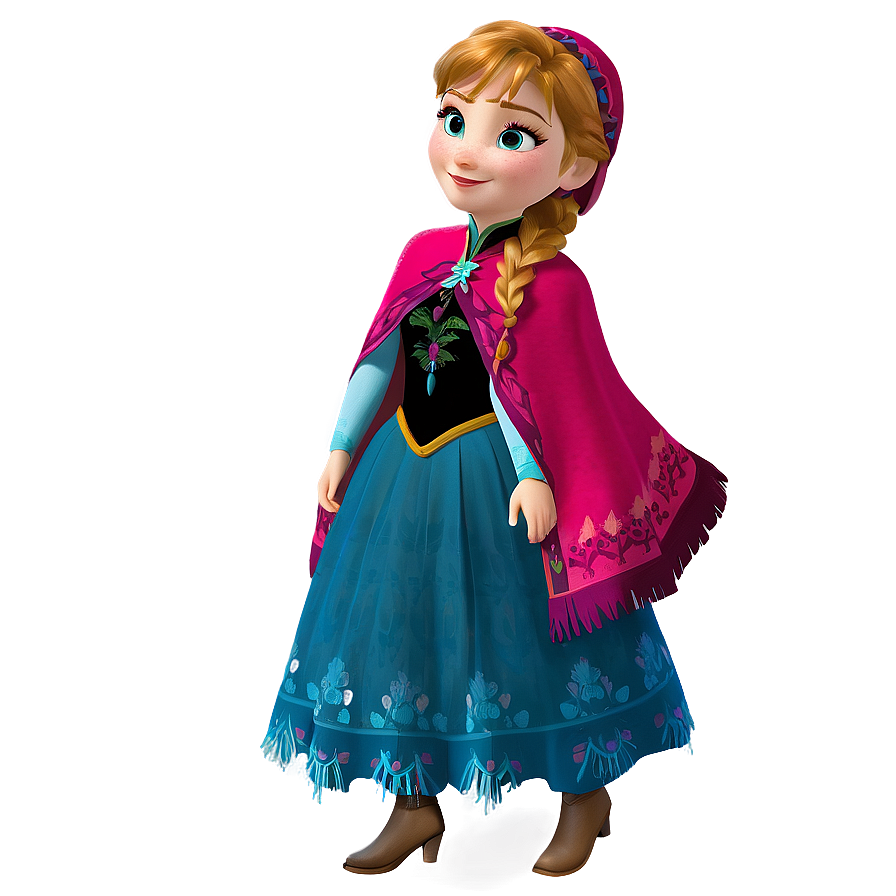 Frozen Anna Winter Outfit Png Tva24