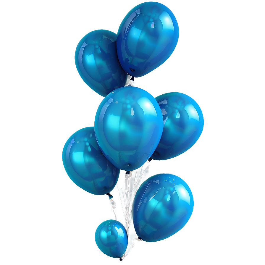 Frozen Blue Balloons Png 82