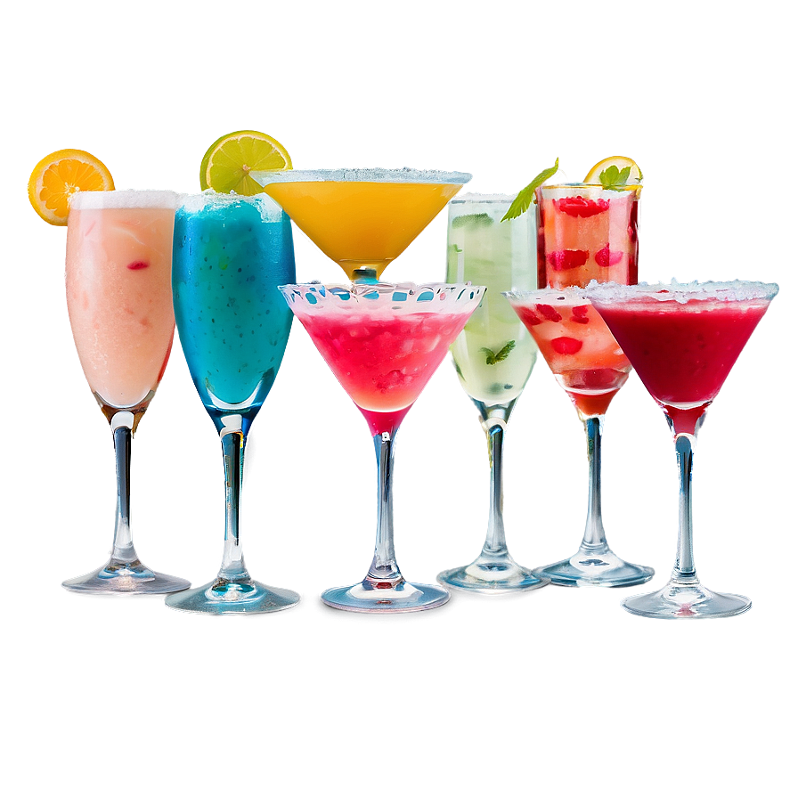 Frozen Cocktail Selection PNG 48 PNG image with a transparent background, free high-resolution download