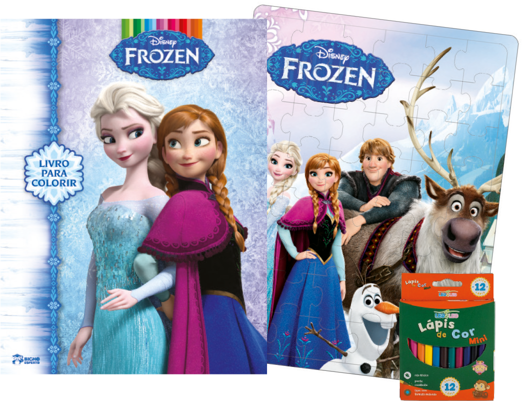 Frozen Coloring Bookand Puzzle Set