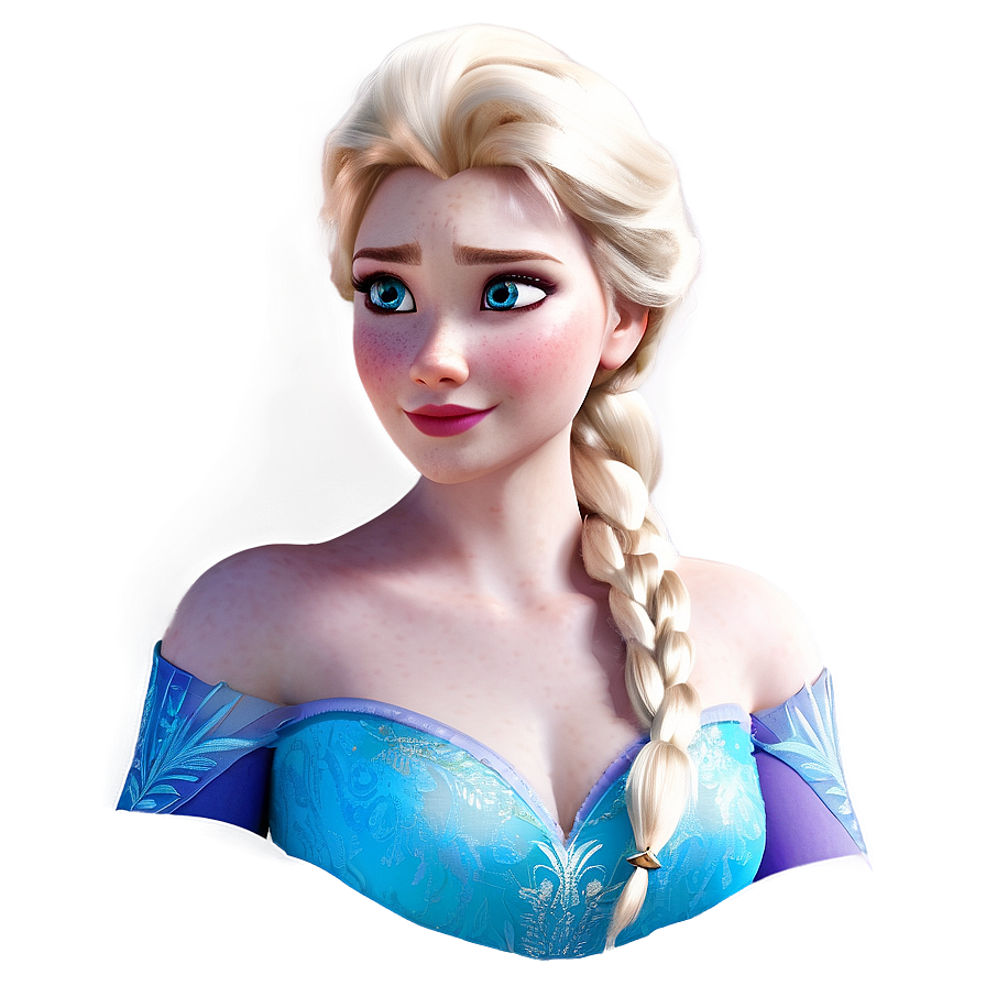 Frozen Elsa Portrait Png 06272024