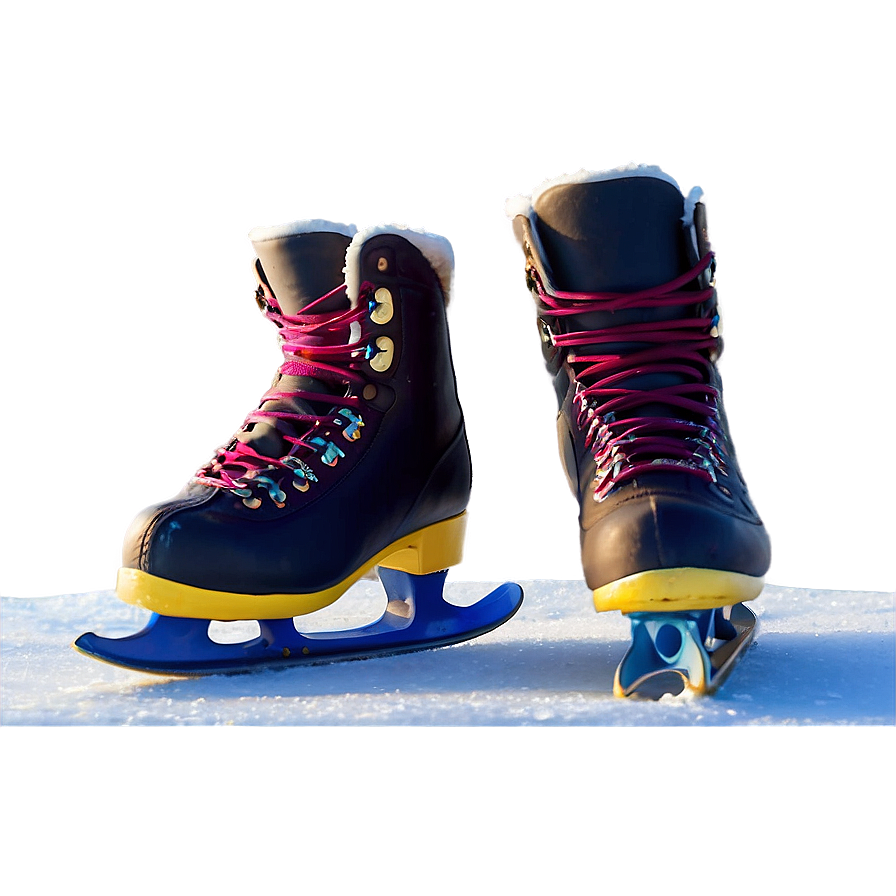 Frozen Lake Skating PNG 84 PNG with transparent background