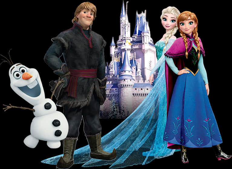 Frozen PNG with transparent background