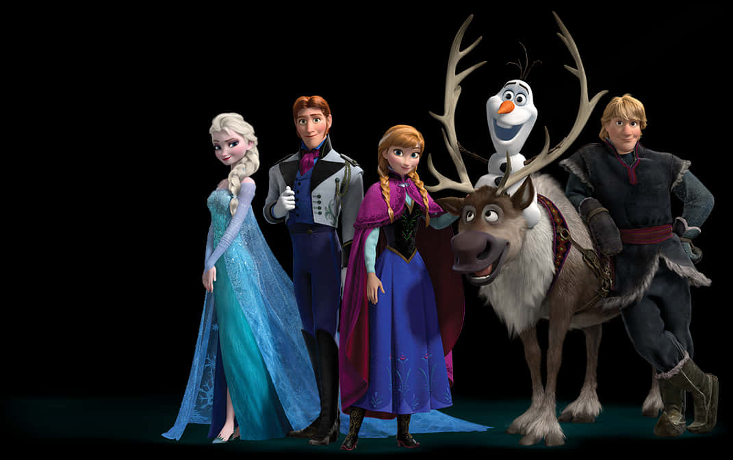 Frozen Main Characters Pose