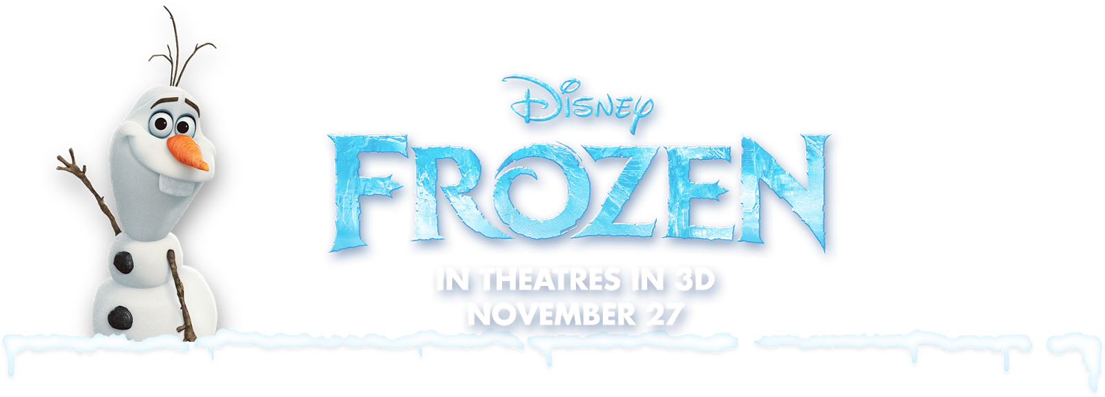 Frozen Movie Logowith Olaf