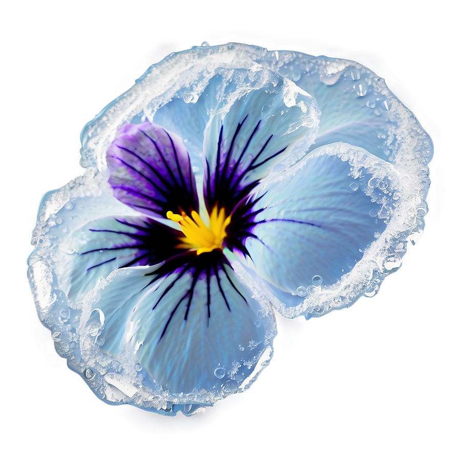 Frozen Pansy Png 06232024