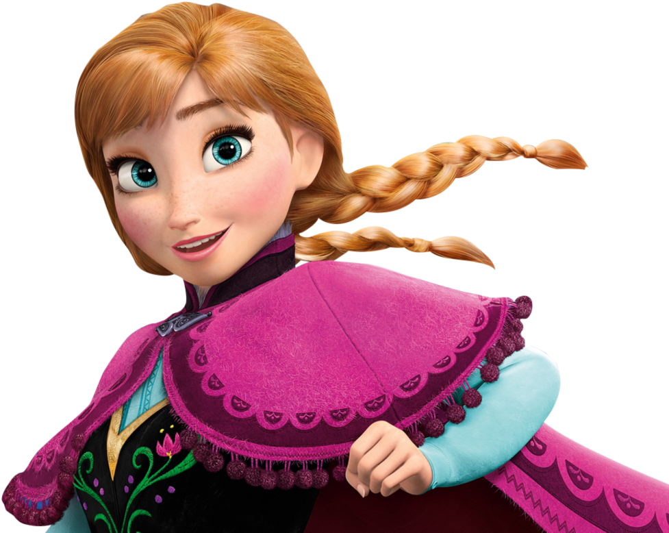 Frozen Princess Anna Smiling