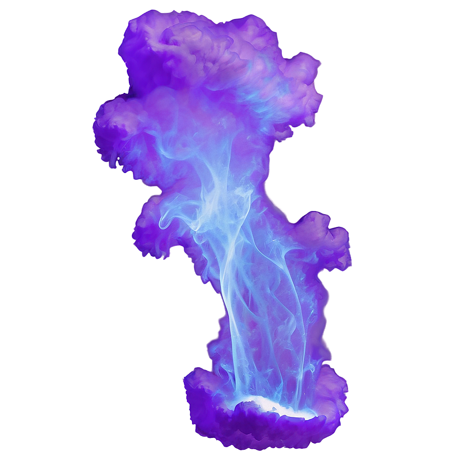 Frozen Purple Smoke Png Hya26