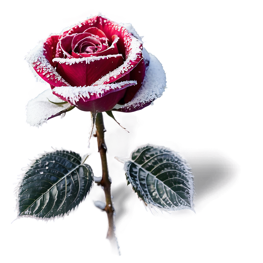 Frozen Roses Winter Png 05042024