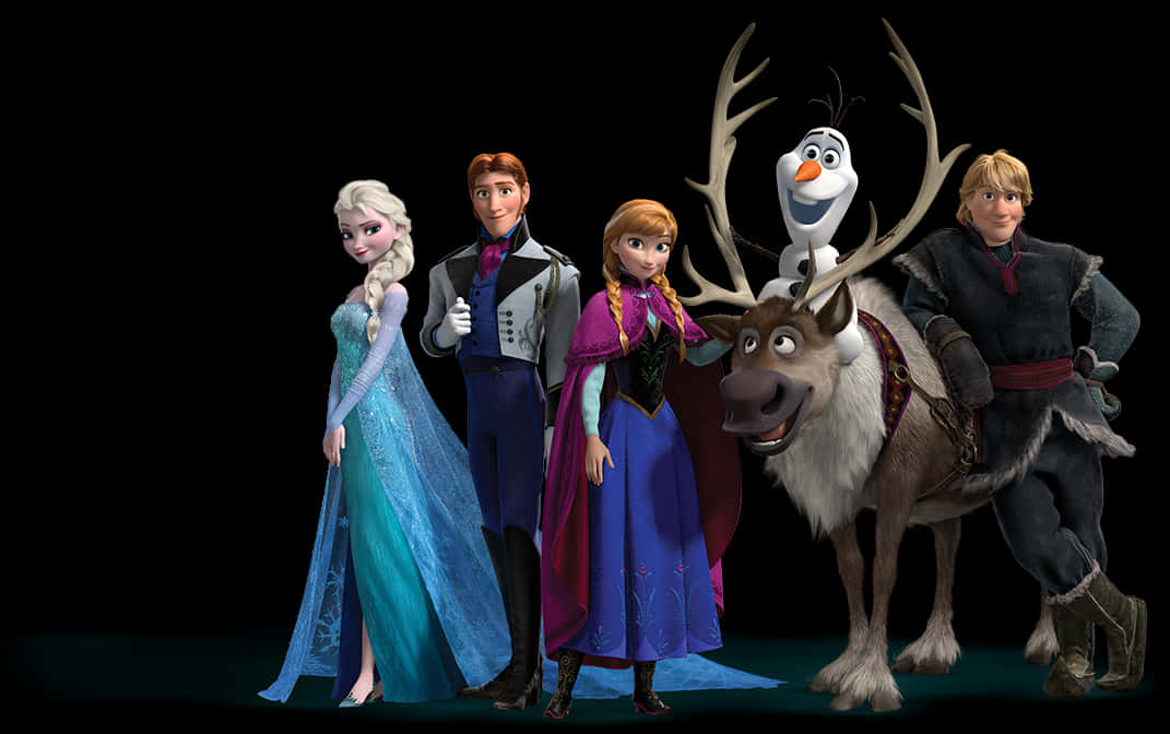 Frozen PNG with transparent background