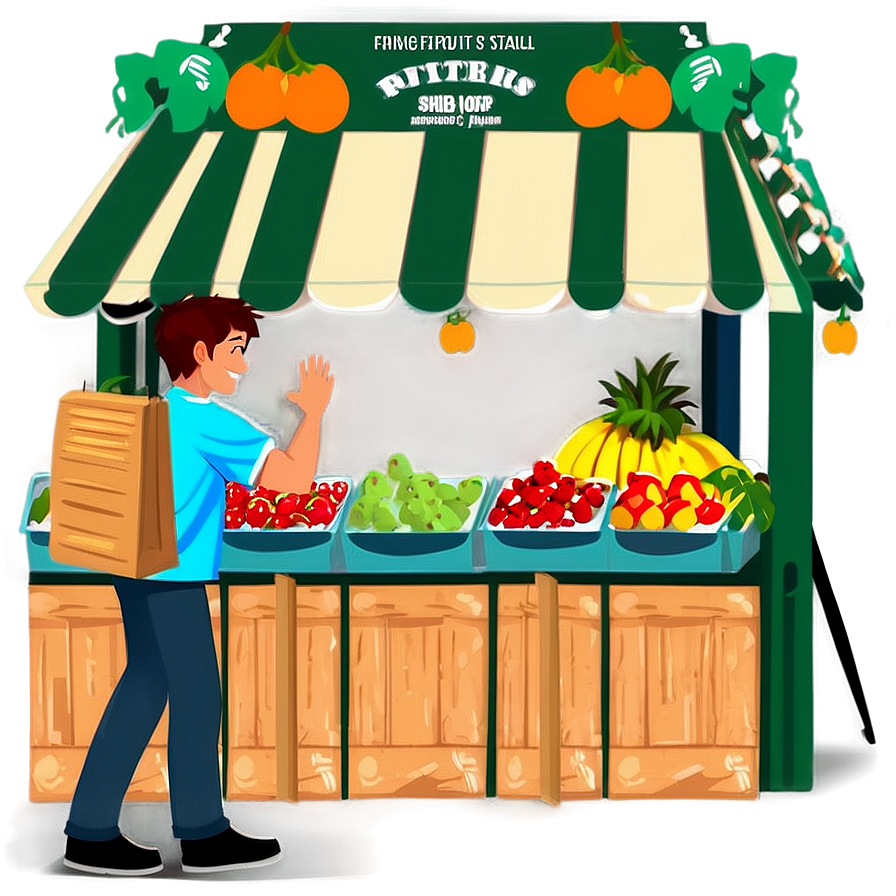 Fruit Shop Stall PNG mrd PNG with transparent background