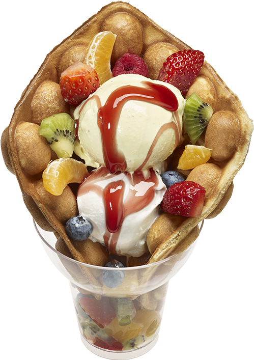 Fruit Waffle Ice Cream Dessert.png