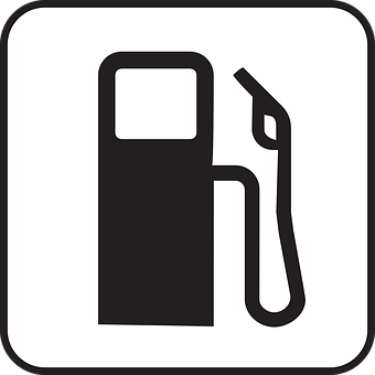 Fuel Pump Icon Symbol PNG with transparent background