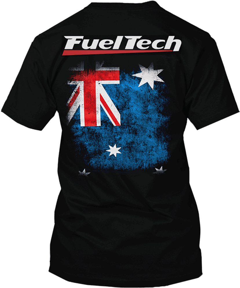 Fueltech Australia Flag T-shirt - Fueltech Shirts, HD Png Download PNG with transparent background
