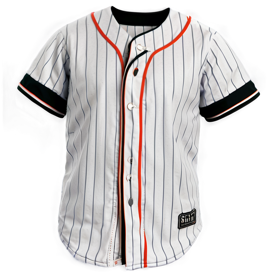 Full Button Baseball Jersey Png Cbe38