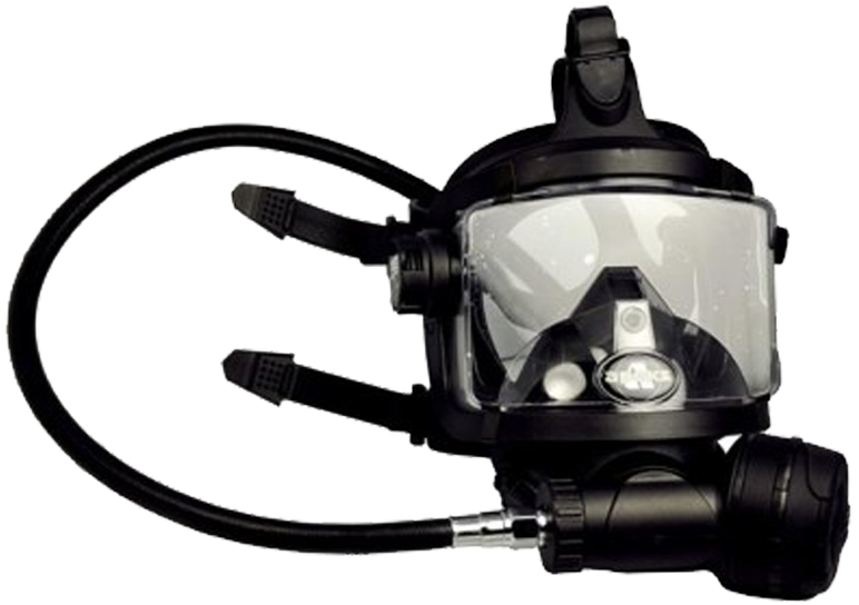 Full Face Snorkel Mask Isolated