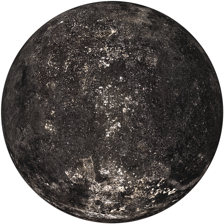 Full Moon Detailed Surface Texture PNG image with a transparent background, free high-resolution download
