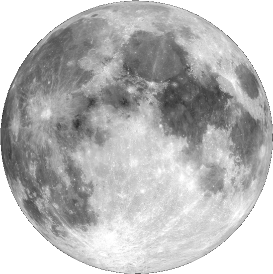 Full Moon Detailed View