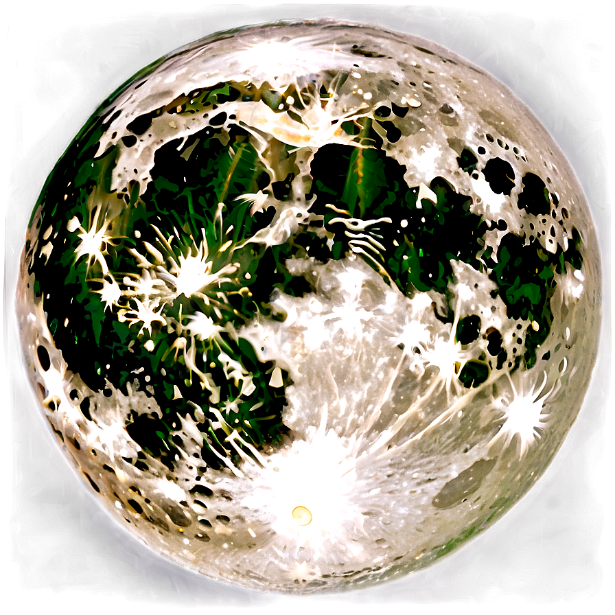 "Full Moon Glow PNG Image" a PNG with transparent background