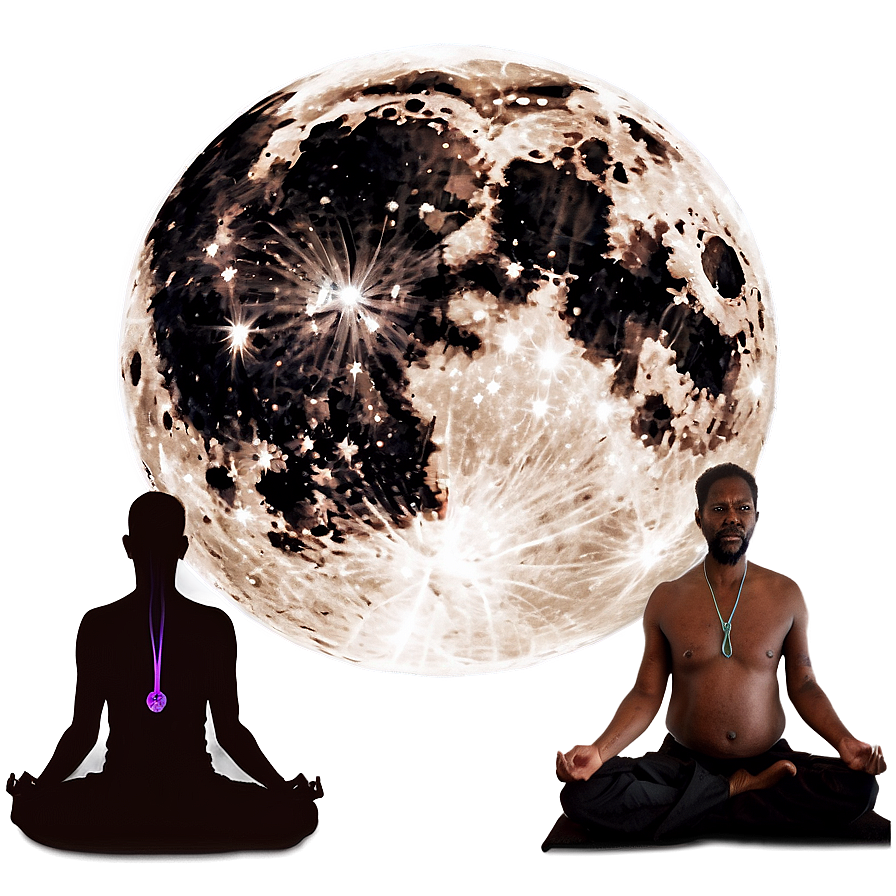 Full Moon Meditation Night Png 05232024