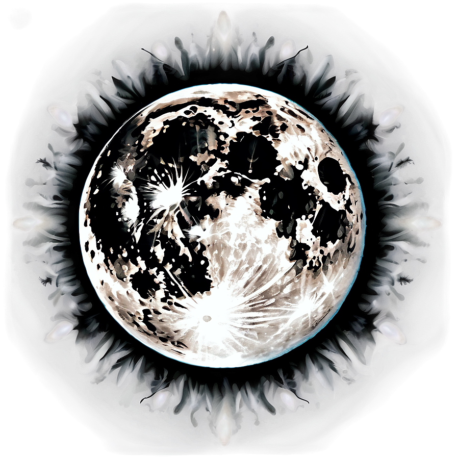 Full Moon Spiritual Energy Png Wav