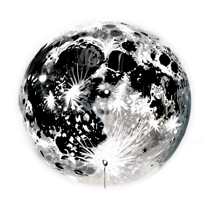 Full Moon Urban Silhouette Png 15