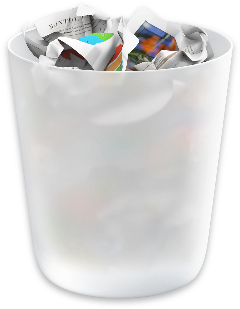 Macintosh Macos Os X Yosemite Trash Computer Icons - Recycle Bin Mac Icon, HD Png Download PNG with transparent background