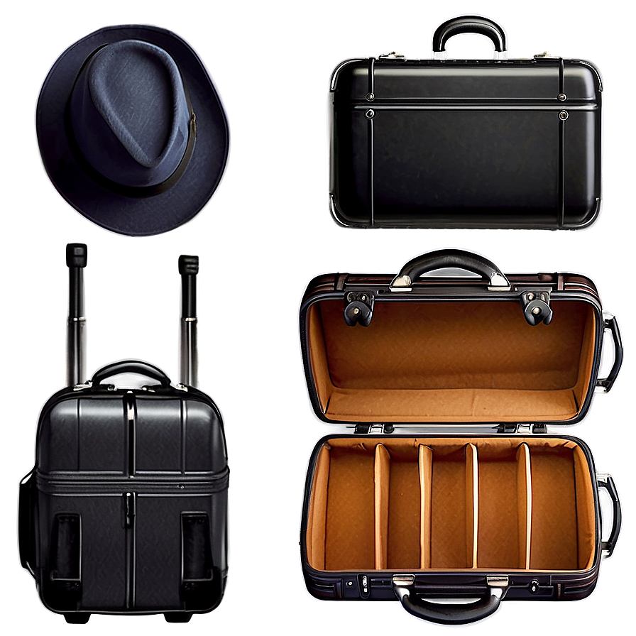 Full Open Suitcase Png 06212024