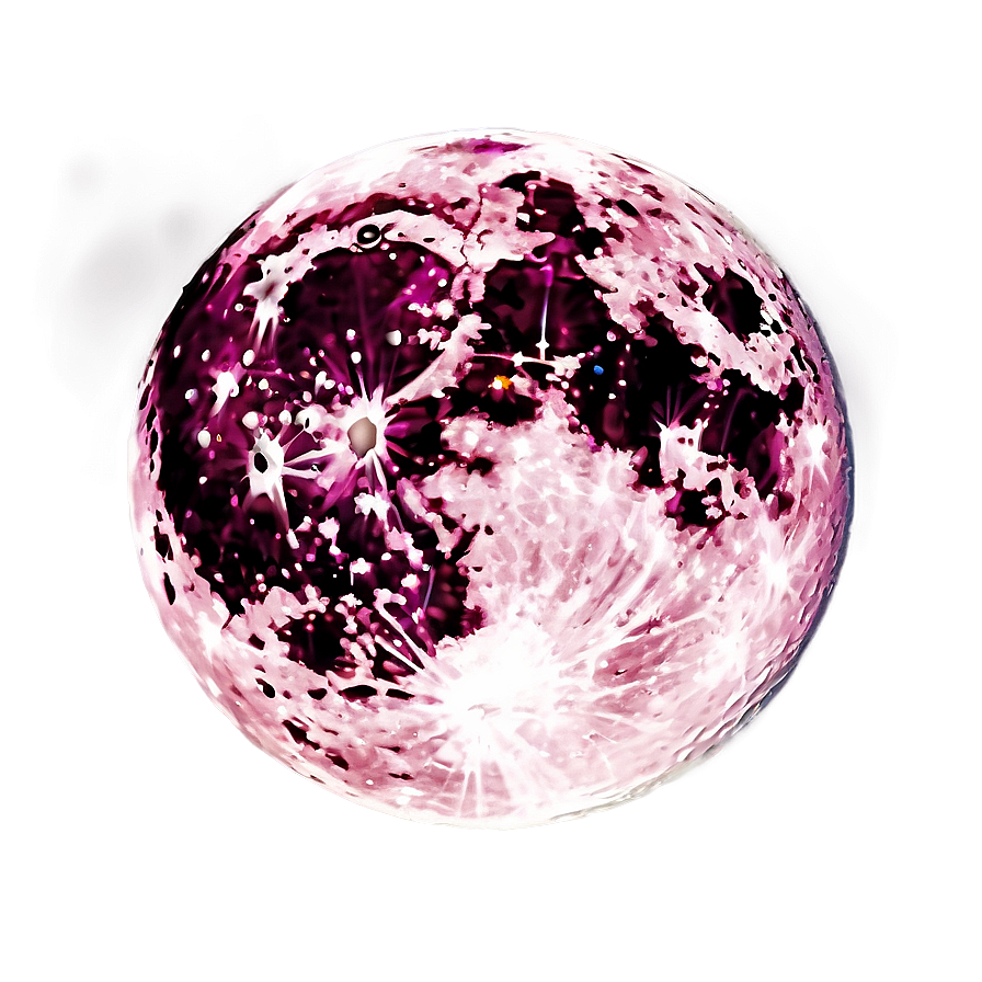 Full Pink Moon Clipart Png 12