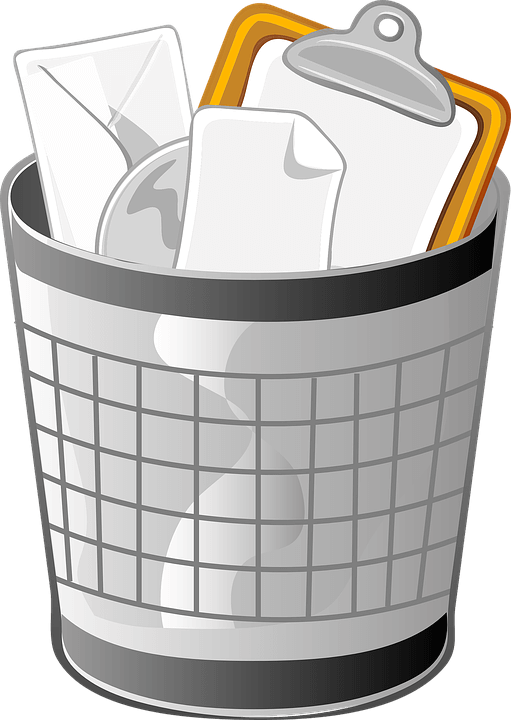 Safely Empty Trash On Mac Trash Bin - Trash Can Clip Art, HD Png Download PNG with transparent background