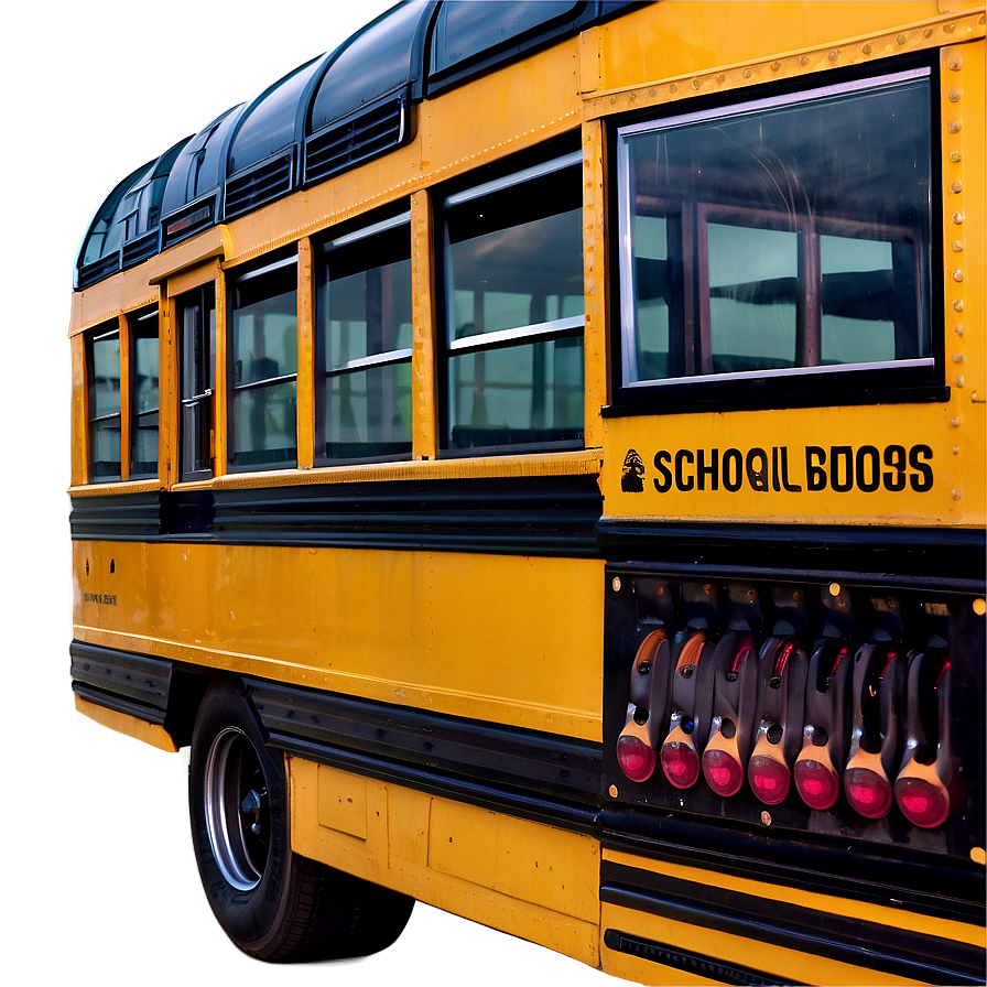 Full School Bus Side Profile Png Rnx