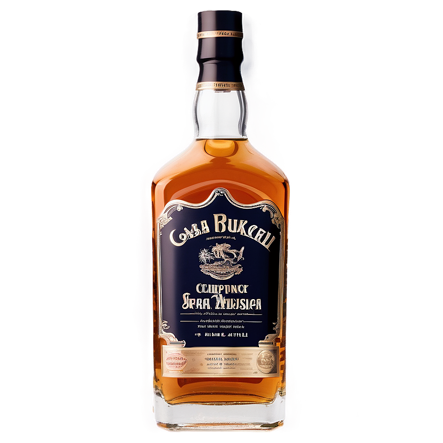 Full Whiskey Bottle Png 06212024