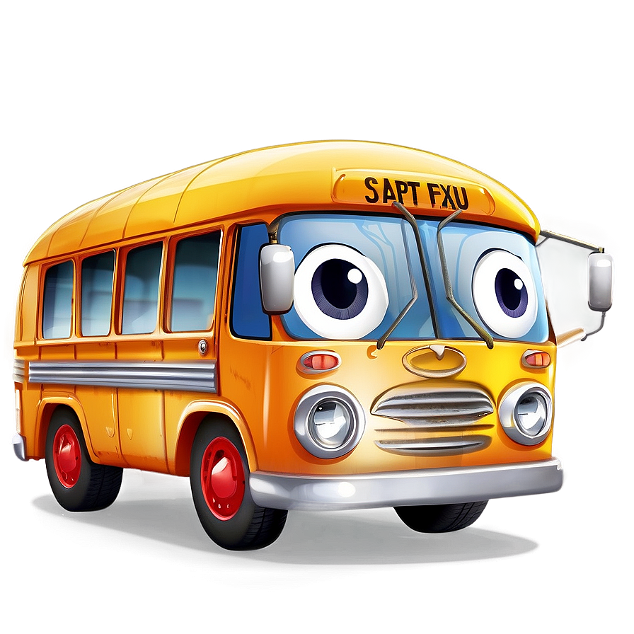 Fun Cartoon Bus Image Png Cvc