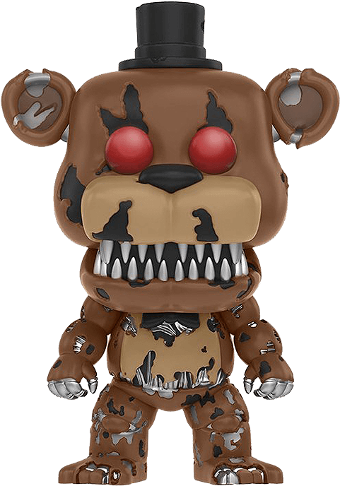 Funko Pop Nightmare Freddy, HD Png Download PNG with transparent background