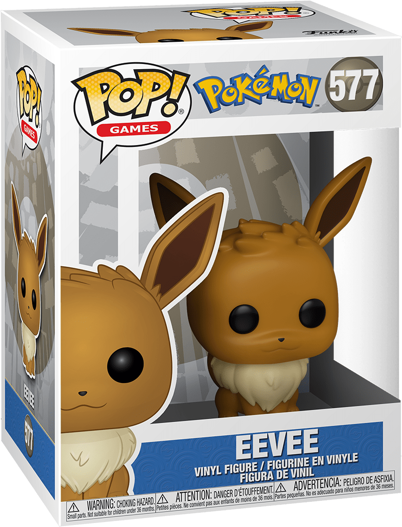 Funko Pop Pokemon Eevee, HD Png Download PNG with transparent background