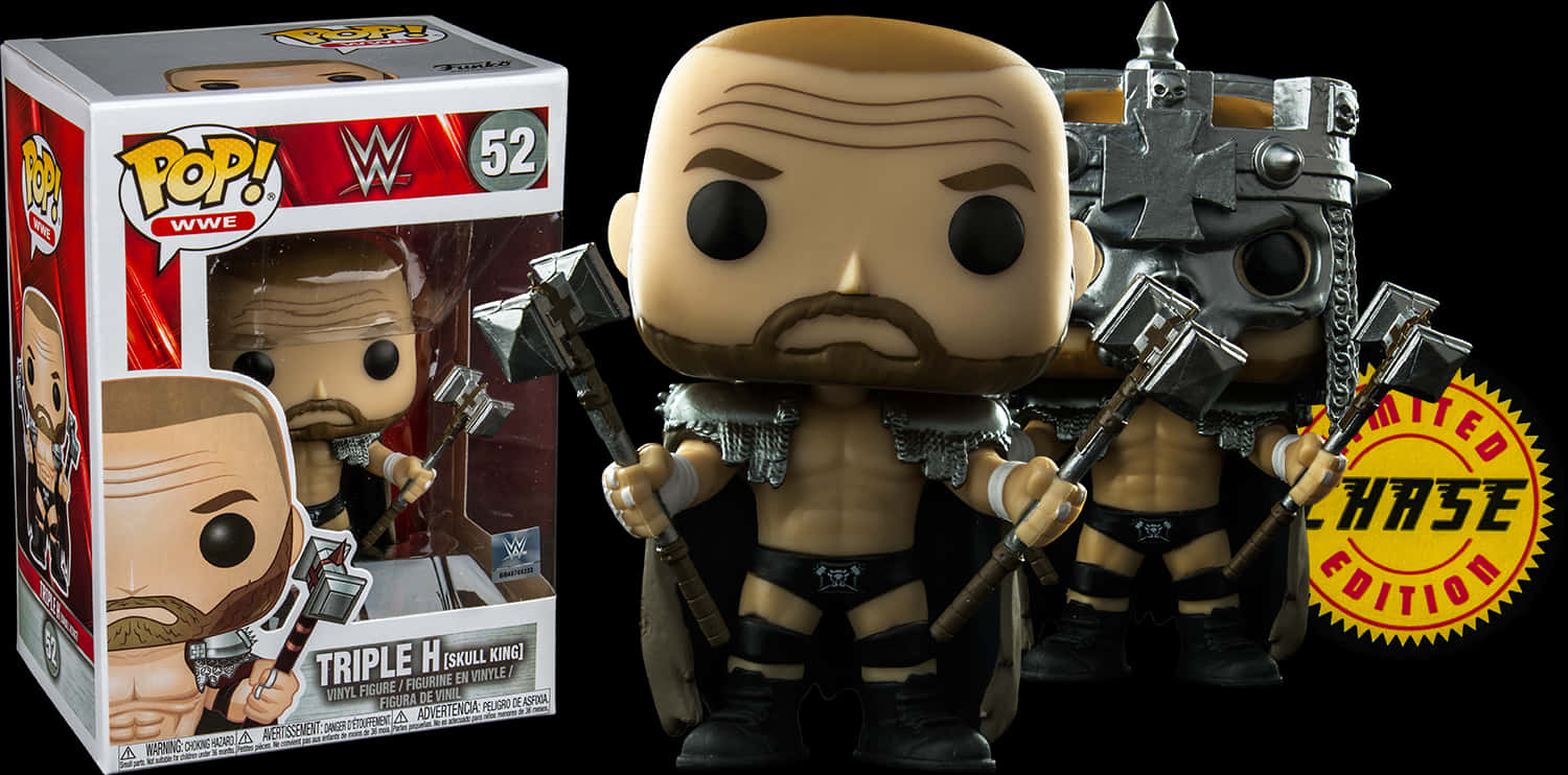 Triple H Skull King Funko Pop Vinyl Figure With Chase - Funko Pop Triple H Skull King, HD Png Download PNG with transparent background