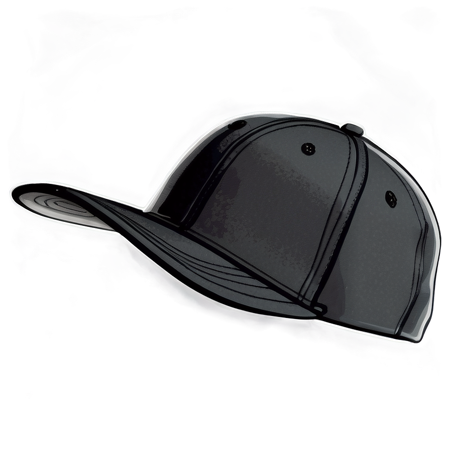 Funky Black Cap Png 10