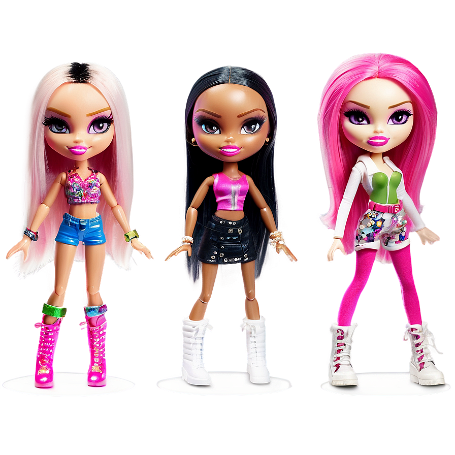 Funky Bratz Dolls Png 05212024