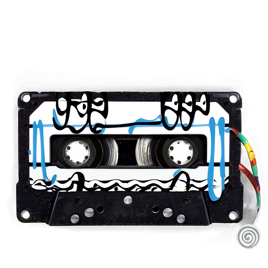 Funky Cassette Tape Png Lmt34