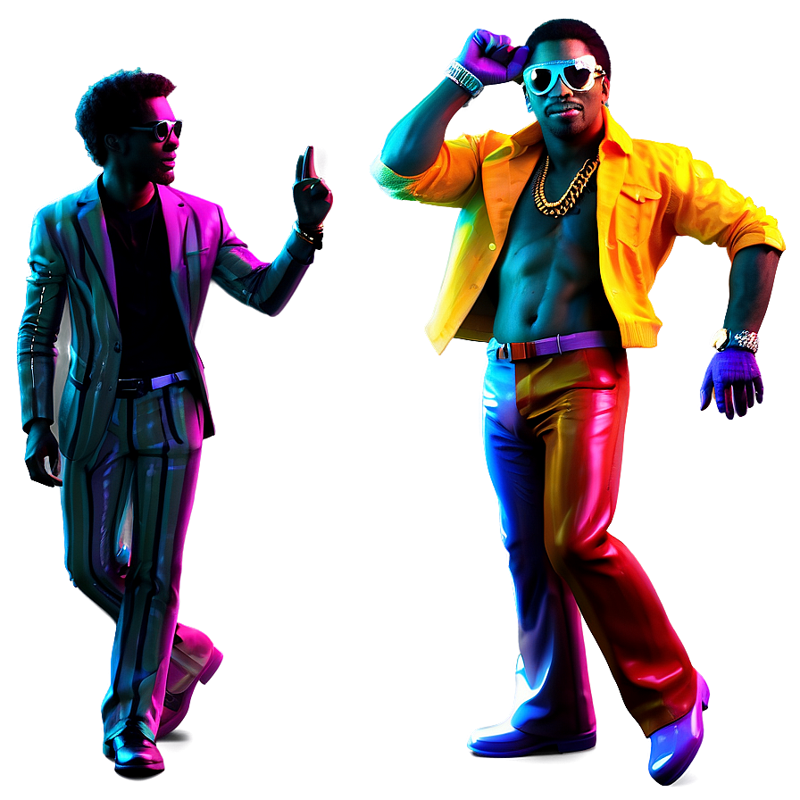 Funky Disco Characters Png 24