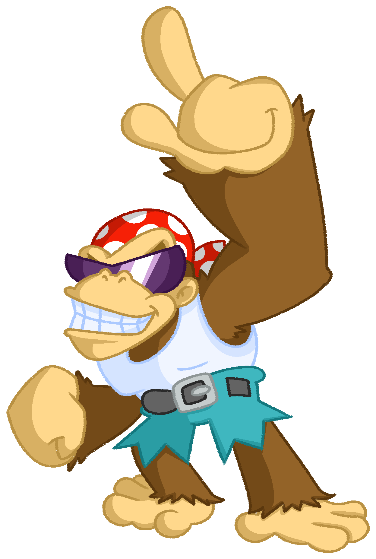 Funky Kong - Cartoon, HD Png Download PNG with transparent background