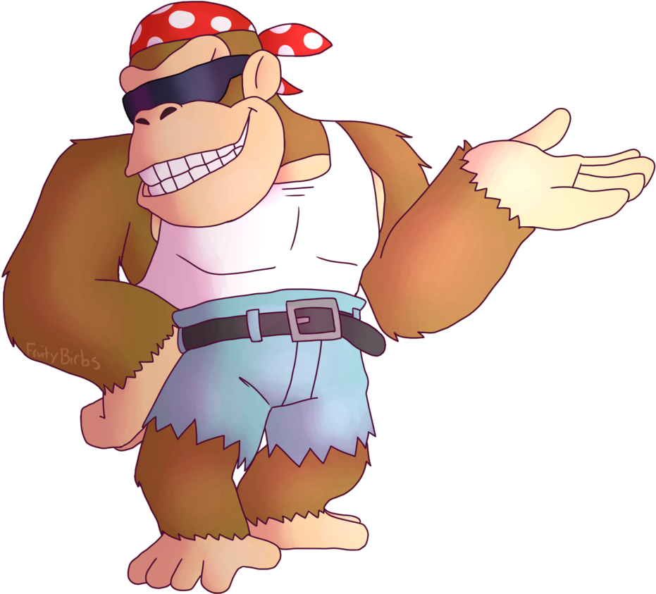 Funky Kong Illustration