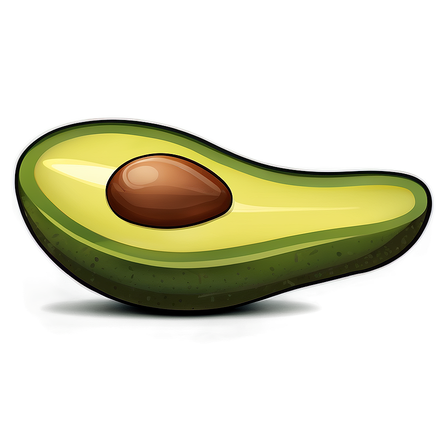 Funny Avocado Png Trv