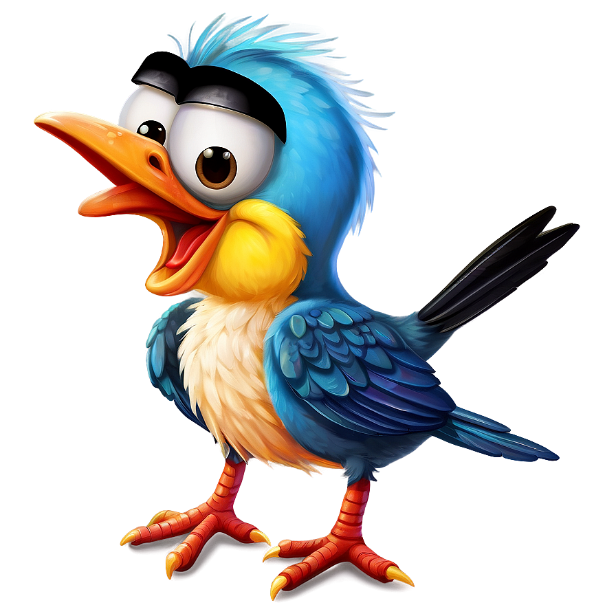 Funny Cartoon Bird PNG 71 PNG image with a transparent background, free high-resolution download