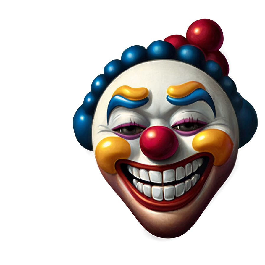 Funny Clown Emoji PNG  05252024 PNG with transparent background